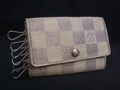LOUIS VUITTON ルイヴィトン N61745 ダミエアズール ミュルティクレ6 6連 キーケース 鍵入れ レディース メンズ アイボリー系 DI7787