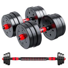 ダンベル☆ 10kg×2個セット 計20kg バーベルにも可能