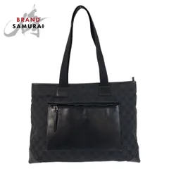 【美品】GUCCI トートバッグ｜キャンバス×レザー｜クリーニング済 美品】GUCCI グッチ GG キャンバス レザー トート 002 1119