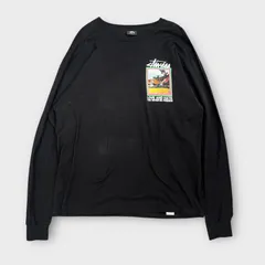 Stussy Love And Hate L/S Tee ステューシー 長袖Tシャツ ロングTシャツ XLサイズ ブラック