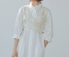 styling/ ミュルーズ染織美術館 MULHOUSE ボウスサイドブラトップ 16WFT231034 【ディスプレイ品につき特別割引】
