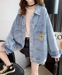 デニムジャケット レディースGジャン韓国