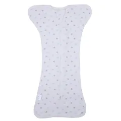 新生児 服 ベビー用品 夜泣き対策 出産祝い 赤ちゃん おくるみ plaisiureux(プレジュール） (星柄グレー 【助産師監修】スワドル Lサイズ6~10kg)