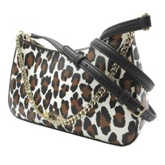 コーチ COACH レオパード柄 ミニショルダー 上品ゴールド金具 2WAY 