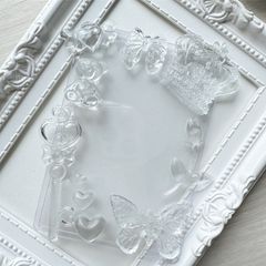 トレカデコ　しんぷる　クリアカラー