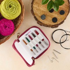 Knitpro Dreamz 付け替え輪針セット　「Starter set 5"」(13cm)