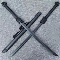 「黒龍吟」楠木製居合木刀（全長105cm・龍頭龍尾デザイン） 居合木刀 稽古道具