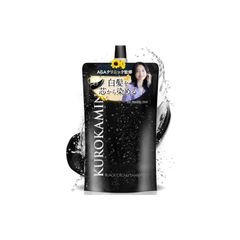 【AGAクリニック×製薬会社 共同開発】KUROKAMINA クリームシャンプー 白髪用シャンプー カラーシャンプー カラートリートメント シャンプー トリートメント ボタニカル 敏感肌用 レディース メンズ ブラック 300g (1袋)