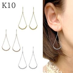 ピアス 揺れる ビーズ イエローゴールド ピンクゴールド ホワイトゴールド prima 6JBG4056461-SR 6JBG4056471-SR 6JBG4056481-SR プレゼント ギフト