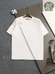 【今日特価】Louis Vuitton 25SS 1V フル刺繍ロゴ T-1