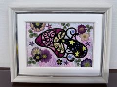 切り絵・押し花・額付き