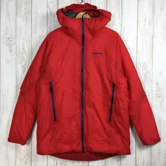 【Men's L レッド系】 Patagonia ( パタゴニア ) マイクロパフ ストーム ジャケット Micro Puff Storm Jacket プルマフィル インサレーション H2No防水 フーディ ビレイパーカ 生産終了モデル