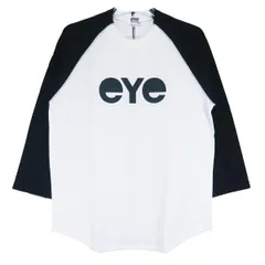 美品 eYe JUNYA WATANABE COMME des GARCONS MAN アイ ジュンヤワタナベ コムデギャルソン マン eYeロゴ プリント ラグラン チェック切り替え カットソー WF-T903 AD2010 七分袖 サイズM markのサムネイル
