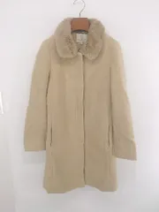 ◇ ◎ BEAUTY & YOUTH UNITED ARROWS 大人女子 2WAY ラビットファー 長袖 コート サイズS ベージュ系 レディース P  【1307060006614】