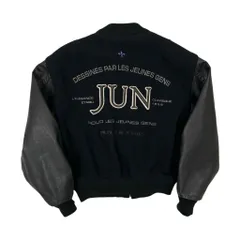 90s　JUN MEN　ジュンメン　レザースタジャン　VANパロ　Mサイズ 90s JUN MEN ジュンメン レザースタジャン VANパロ Mサイズ