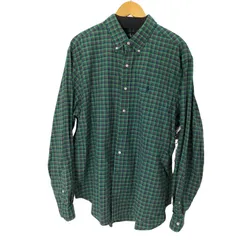 ラルフローレン RALPH LAUREN CLASSIC FIT スモールポニー刺繍 BD L/S チェックシャツ メンズ import：XL 
