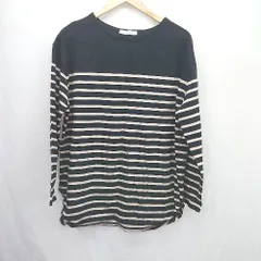 ◇ ⊇ JOURNAL STANDARD ジャーナルスタンダード ボーダー柄 長袖 Tシャツ サイズF ブラック系 レディース E  【1504240023649】