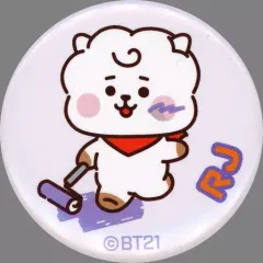 【中古】バッジ・ピンズ RJ(ジン) オリジナル缶バッジ 「ファミリーマート×BT21 キャンペーン」 2022年3月対象商品3品購入特典第2弾