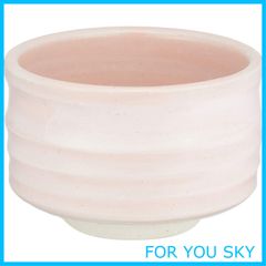 【人気商品】林金之助商店 美濃焼 抹茶碗 半筒形 茶碗 桜志野 ピンク 直径約11×高さ7.5cm 日本製 597-2-41E