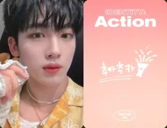 【中古】コレクションカード(男性) WEi/キム・ヨハン(Kim YoHan)/裏面赤・印刷メッセージ入り/CD「IDENTITY：Action」(Ocean ver)封入特典メッセージフォトカード