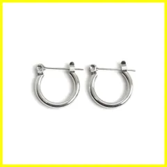 細め2mm レディース 両耳セット メンズ ステンレス フープ ピアス 金属アレルギー対応 リング 18G LUXSTAR