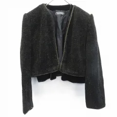 ジバンシイ GIVENCHY アンサンブル セットアップ ジャケット ノーカラー ラメ ベスト ショート a922056iのサムネイル