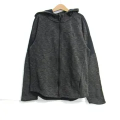 プーマ パーカー トップス ジップアップ スポーツウエア キッズ 男の子用 UK13-14Yサイズ グレー PUMA 【中古】