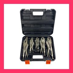 【スタッフおすすめ！】HFS(R) ペンチセット 5点セット 5" 6" 7" 9" 10" プライヤーセット 省力 手芸用品 平ペンチ クラフト エンドニッパー ミニプライヤーニッパーセット 収納ケース付き