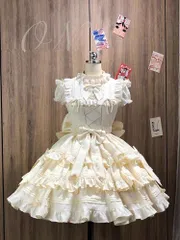 LT-36 豪華姫系  lolita 可愛 レトロ風 オリジナル 洋服 ロリータ ワンピース  美しい刺繍