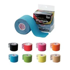 【全8色のカラフルなキネシオテープ】ヘリオ オリンピア キネシオロジーテープ プレカットタイプ OT02 (HELIO Olympia Kinesiology Tape)(201000032)のサムネイル