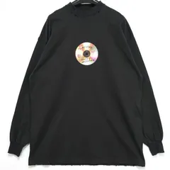 BALENCIAGA バレンシアガ TO MY LOVE VALENTINE CD LS T-shirt logo ヴァレンタイン ダメージ加工 ロングスリーブ Tシャツ ブラック 1サイズ 739027 TQVE4 1055のサムネイル