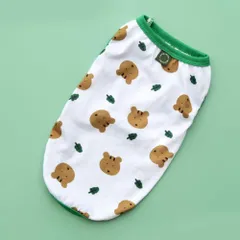 犬猫用春夏服 小中型犬服 可愛いペット服 柔らかい 通気性あり お散歩 お出かけ 部屋着に