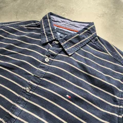 TOMMY HILFIGER L/S Striped Shirt／トミーヒルフィガー ボーダーシャツ [M010144]