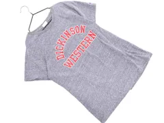 Champion チャンピオン プリント Tシャツ sizeS/グレー ■◆ レディース
