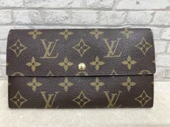 鑑定書付 LOUIS VUITTON ルイ・ヴィトン モノグラム ポルトフォイユ サラ 二つ折り長財布 TH1918 ブラウン系