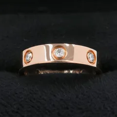 専用　美品✨Cartier ミニラブリング K18WG 48号（約8号） 正規品 美品 Cartier カルティエ ミニラブリング K18WG 48刻印 約8号