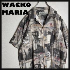 WACKO MARIA ストライプ 半袖シャツ - メルカリ