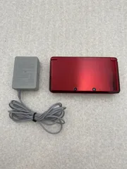【動作確認済み】ニンテンドー3DS 本体 レッド 充電器付き