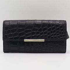 y*k様 皇居　菊紋牛革財布　クロコダイル風　黒レザー　長財布　菊の御門 y*k様 皇居 菊紋牛革財布 クロコダイル風 黒レザー 長財布 菊の御門