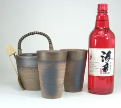 【新品未使用】備前金彩 焼酎サーバー 陶芸作家 安藤嘉規作 Amazon.co.jp: 焼酎サーバー全セット版（陶芸作家 安藤嘉規作