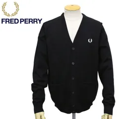 FRED PERRY (フレッドペリー) K9551 CLASSIC CARDIGAN クラシックカーディガン 102 BLACK FP417 L