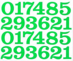 （シャシャン）XIAXIN 防水 PVC製 数字 ナンバー ステッカー セット 耐候 耐水 ローマ字 数字 キャラクター 表札 スーツケース ネームプレート ロッカー 屋内外 兼用 TS-137