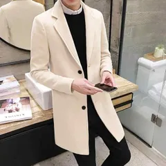 種類41：L/J：グレーインナーセーター 60 メンズ ファッション 服 男性用 オシャレ シンプル 大人 かっこいい ストリート  ウール コート ミドル丈 ウィンドブレーカー 薄手 