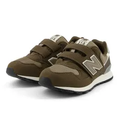 ニューバランス キッズ スニーカー 17-21.5cm 子供靴 Newbalance PO313 ジュニアシューズ シューズ 子ども スポーツ スポーティ ベルトタイプ マジックテープ 男の子 女の子 園児 幼児  運動靴 くつ/PO313-AB2