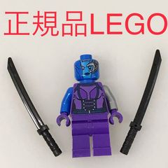 正規品 中古 LEGO レゴ マーベル　スーパーヒーローズ  ミニフィグ　ネビュラ　おまけ付き NP-146 ※DC　黒い刀　武器　76020 361
