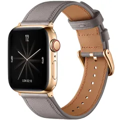 【新品】 [Maledan] アップルウォッチ用 バンド 革 レディース 交換ベルト レザー 細身 イタリアン本革 蒸れない 42mm 44mm 45mm 46mm 49mm 40mm 41mm 38mm Series 11/10/9/8/7/6/5/4/ 1