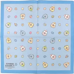 【中古】雑貨 ブルー おっきなハンカチ 「おっきなすみっコぐらし展～みんなですみっコバスツアー～」
