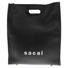 Sacai (サカイ) Logo Print Medium Shopper Tote Bag ロゴプリント ショッパーバッグ トートバッグ ブラック S033-01