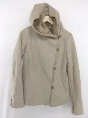 ◇ URBAN RESEARCH ROSSO 裏地ファー フーディー 長袖 ムートン コート サイズF ベージュ レディース P 【1307150010040】
