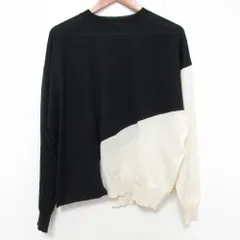良品 CELINE セリーヌ フィービー期 バックリボン 長袖 ニット セーター サイズXS ネイビー レディース 古着 中古 CELINE - 良品 CELINE セリーヌ フィービー期 バックリボン 長袖